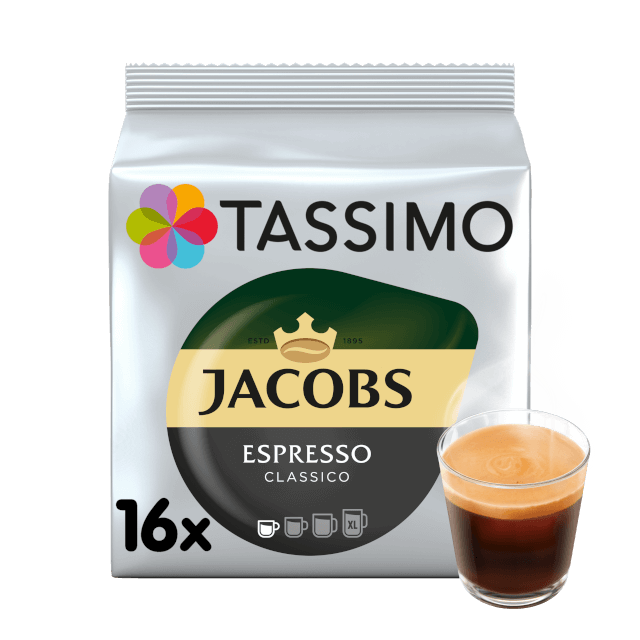 Cápsulas compatibles con cafeteras Tassimo Jacobs Espresso