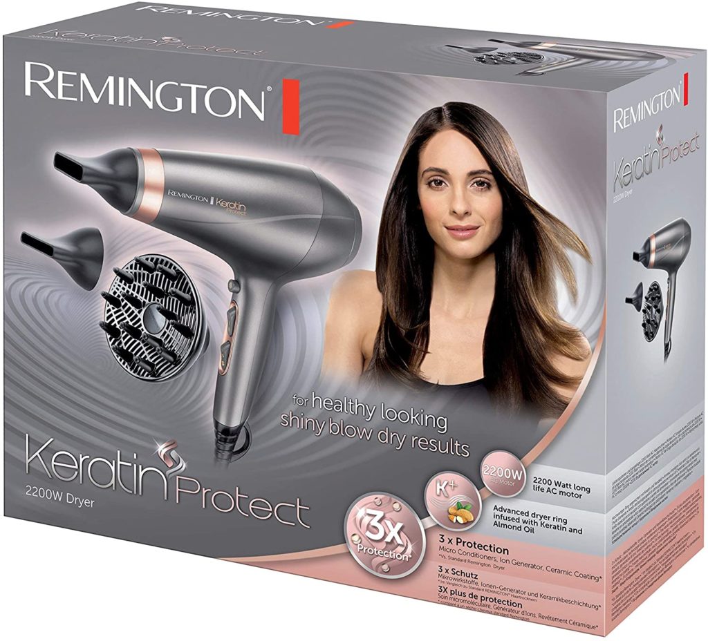 Remington Keratin Protect Mejores secadores de pelo con difusor